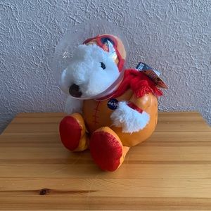 Snoopy Orange Plush Squishable Space Astronaut